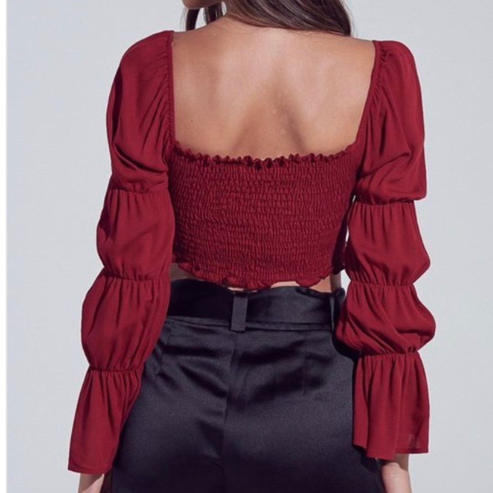Smock Crop Top - Picture 3 of 15